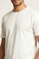 Crew Neck T-Shirt - White - Mendeez