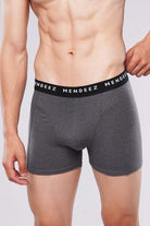 Jacquard Boxer Briefs - Pack of 3 (Black, Charcoal, Navy) - Mendeez PK 