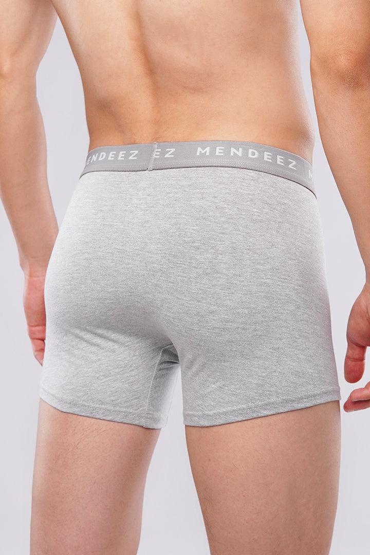 Classic Heather Grey Boxer Trunks - Mendeez PK 