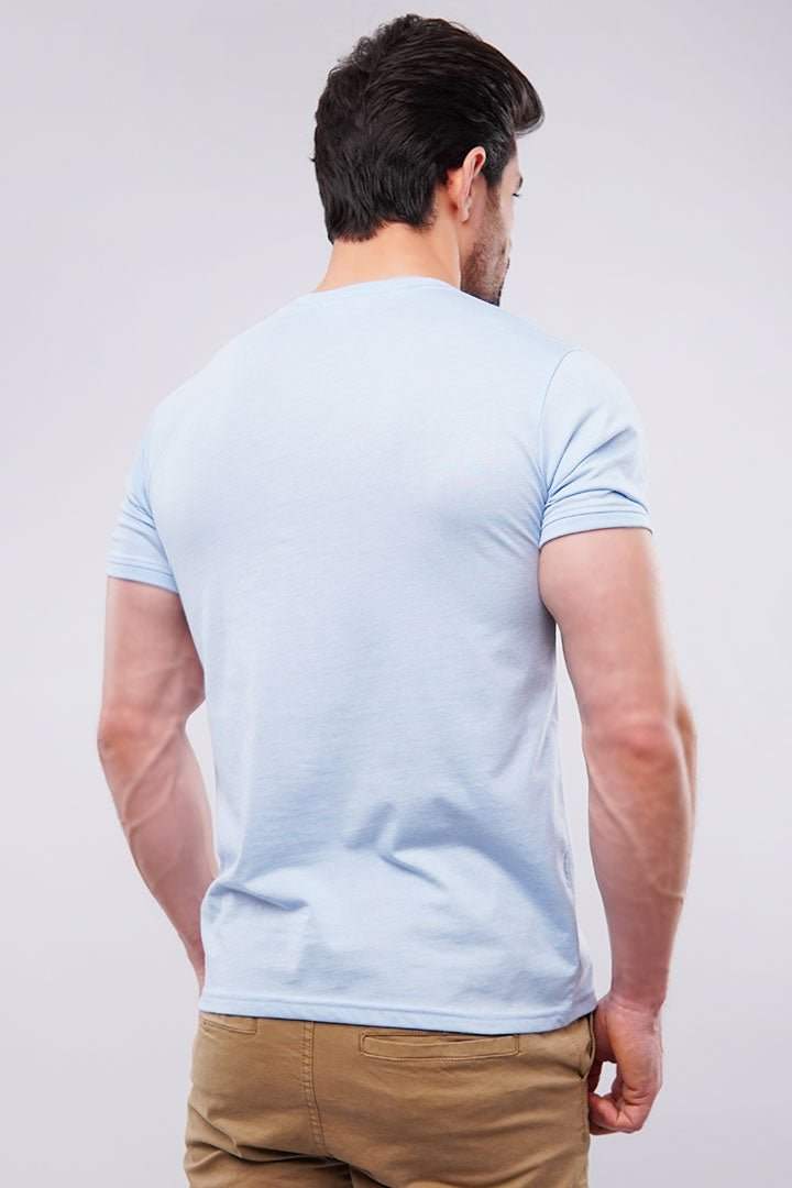 Basic Crew Neck - Powder Blue - Mendeez PK 