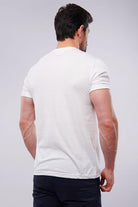 Basic Henley - White - Mendeez PK 