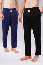 Jersey Pajama - Pack of 2 Black and Navy Blue - Mendeez PK 