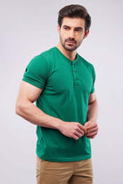 Basic Henley - Oxford Green - Mendeez PK 