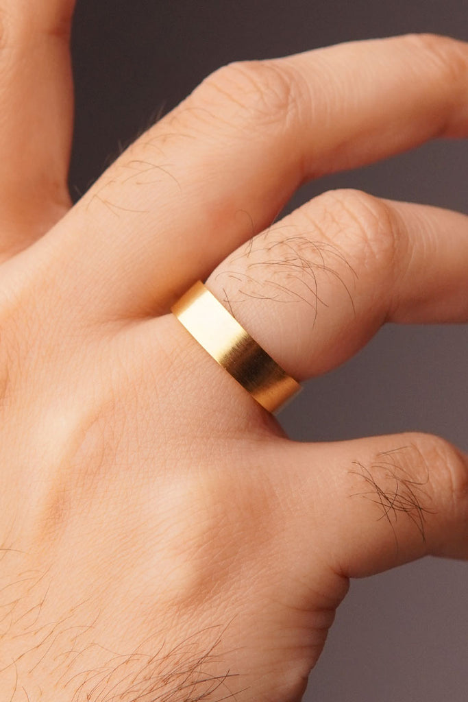 Classic Band Ring - Gold - Mendeez