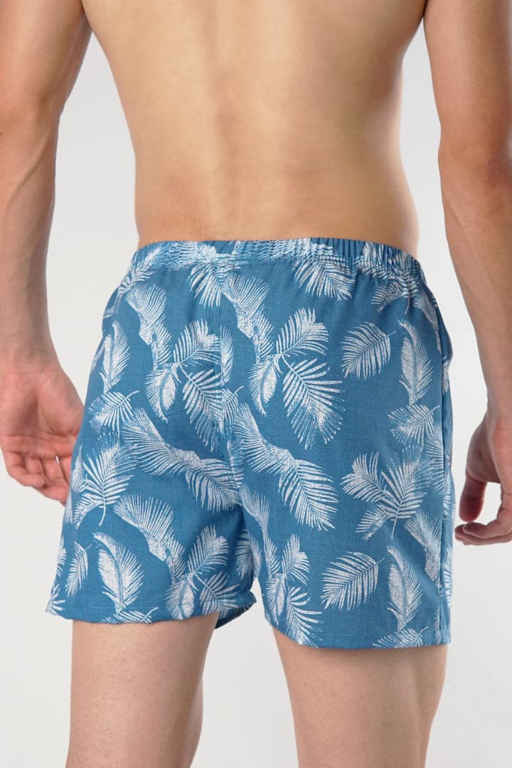 Leafy Woven Boxer Shorts - Mendeez PK 