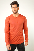 Pack of 3 - Full Sleeve Henley T-Shirt - Mendeez PK 