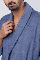 Azure Blue Bathrobe - Mendeez PK 