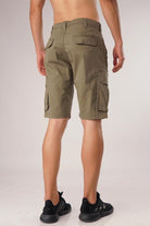 Carob Triple Stitched Cargo Shorts - Mendeez PK 