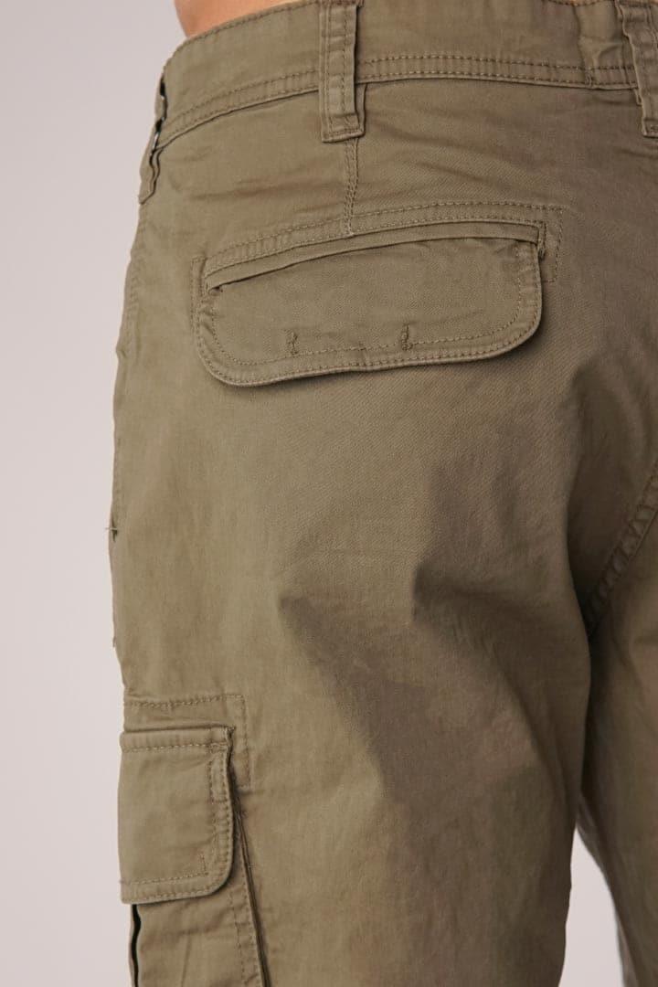 Carob Triple Stitched Cargo Shorts - Mendeez PK 