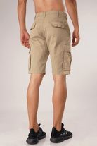 Latte Triple Stitched Cargo Shorts - Mendeez PK 