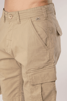Latte Triple Stitched Cargo Shorts - Mendeez PK 