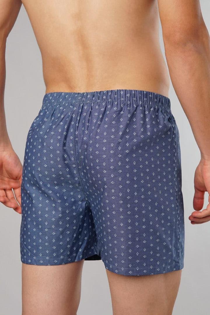 Crystal Pattern Woven Boxer Shorts - Mendeez PK 