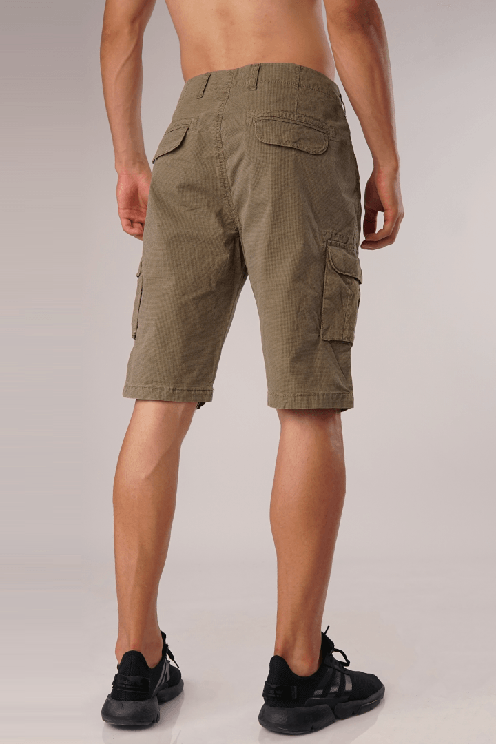 Mocha Textured Shorts - Mendeez PK 