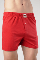 Maroon Jersey Boxer Shorts-MENDEEZ-Boxers