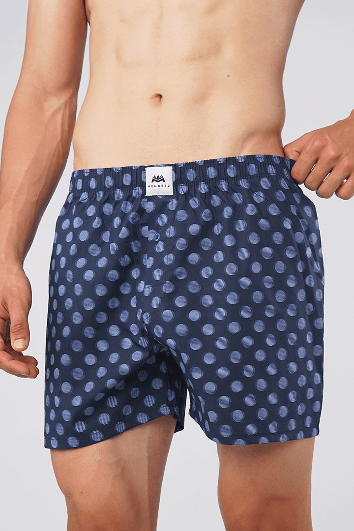 Glitchy Polka Woven Boxer Shorts - Mendeez PK 