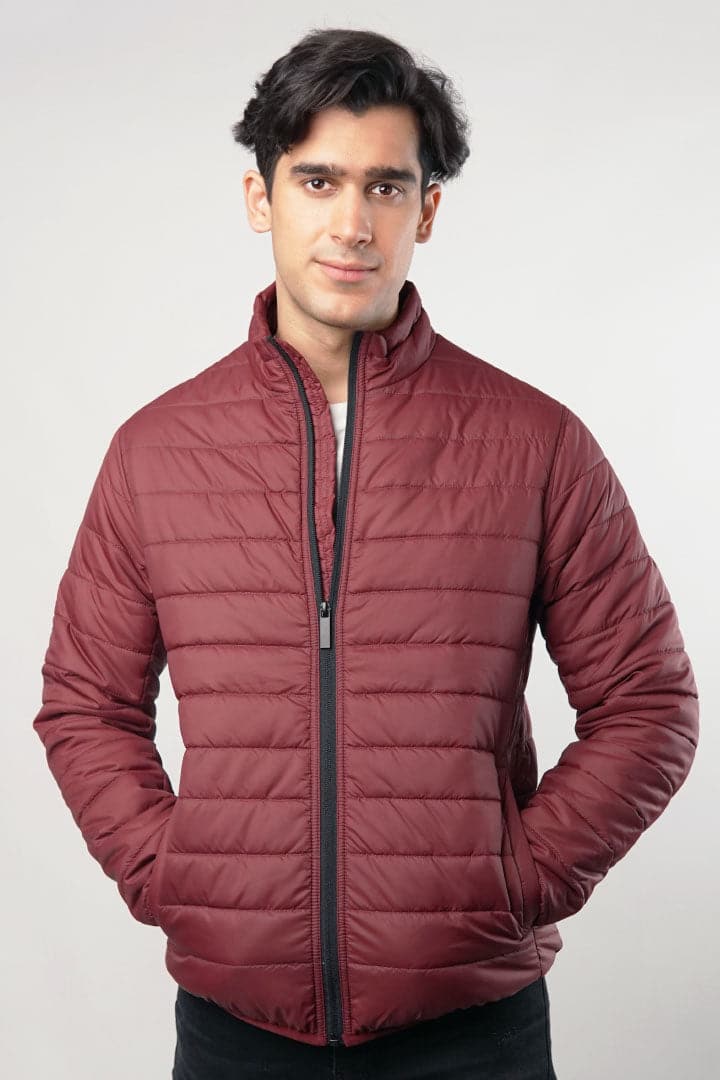 Mahogany Quilted Puffer Jacket - Mendeez PK 