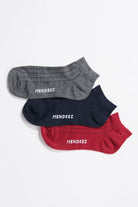 Basic Bold Ankle Socks - Pack of 3 - Mendeez PK 