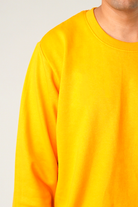 Mustard Fleece Crew Sweatshirt - Mendeez PK 