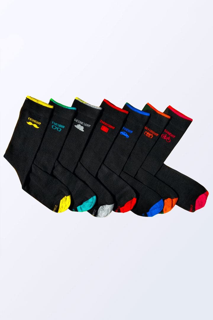 Pack of 7 Weekly Socks - Mendeez PK 