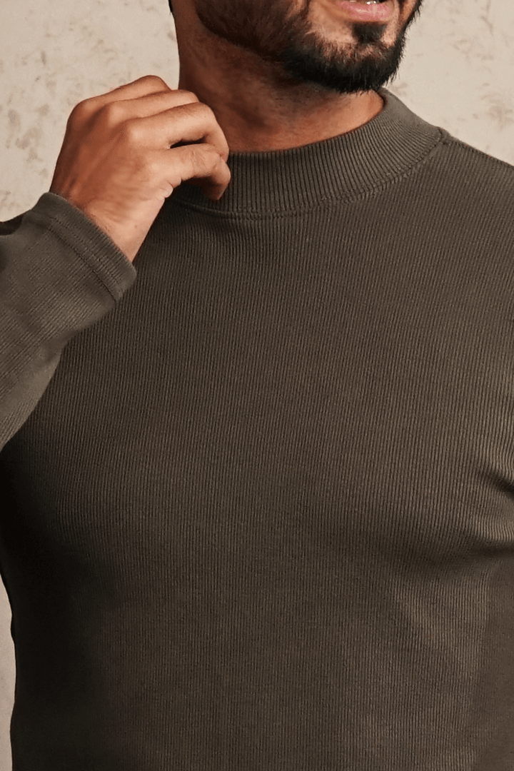 Pistache Mockneck Sweatshirt - Mendeez PK 