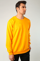 Mustard Fleece Crew Sweatshirt - Mendeez PK 