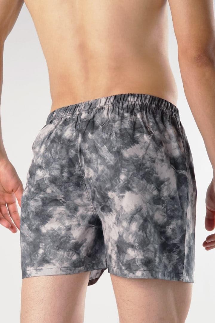 Charcoal Smoke Woven Boxer Shorts - Mendeez PK 