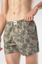 Tropical Pattern Jersey Boxer Shorts - Mendeez PK 