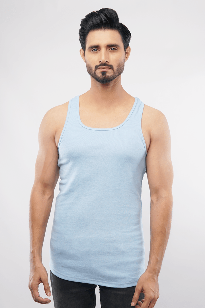 Pastel Blue Tank Top-MENDEEZ-Tanktops