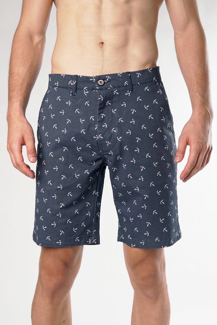 Anchor Pattern Casual Shorts - Mendeez PK 