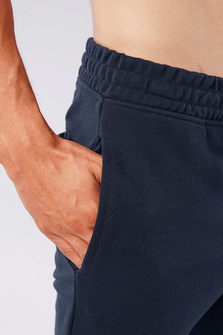 Pitch Black Pique Terry Shorts - Mendeez PK 