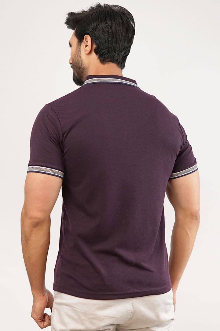 Purple Polo T-Shirt - Mendeez PK 