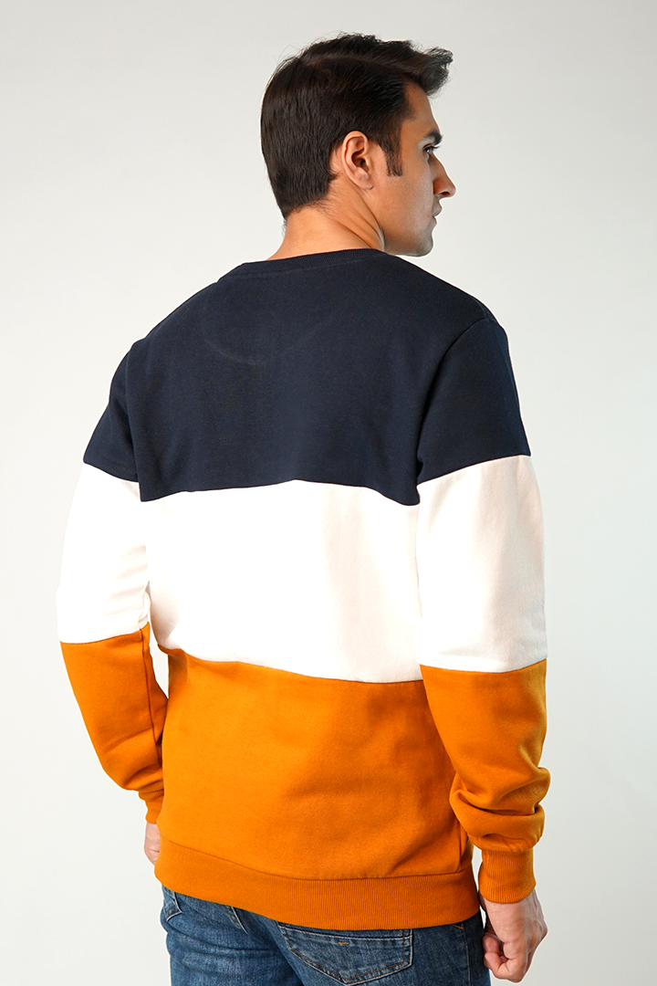 Spatter Color Block Sweatshirt - Mendeez PK 