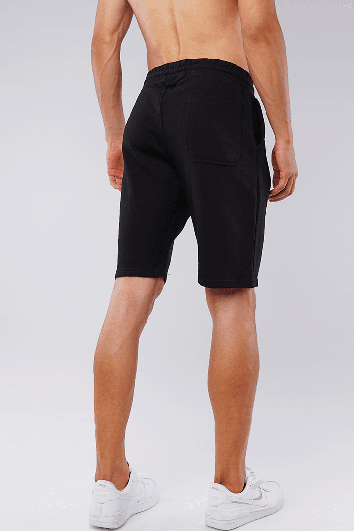 Pitch Black Terry Casual Shorts - Mendeez PK 