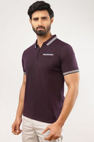 Purple Polo T-Shirt - Mendeez PK 