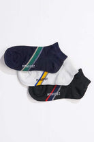 Linear Ankle Socks - Pack of 3 - Mendeez PK 