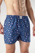 Geometric Woven Boxer Shorts - Mendeez PK 