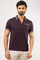 Purple Polo T-Shirt - Mendeez PK 