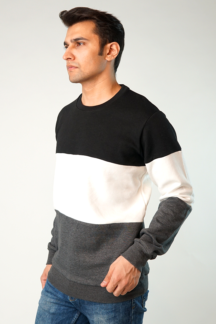 Beat Color Block Sweatshirt - Mendeez PK 