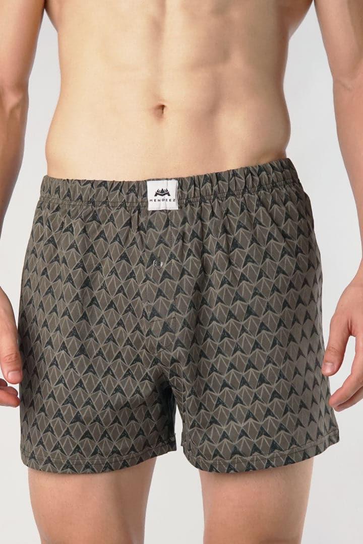 Arrow Pattern Jersey Boxer Shorts - Mendeez PK 