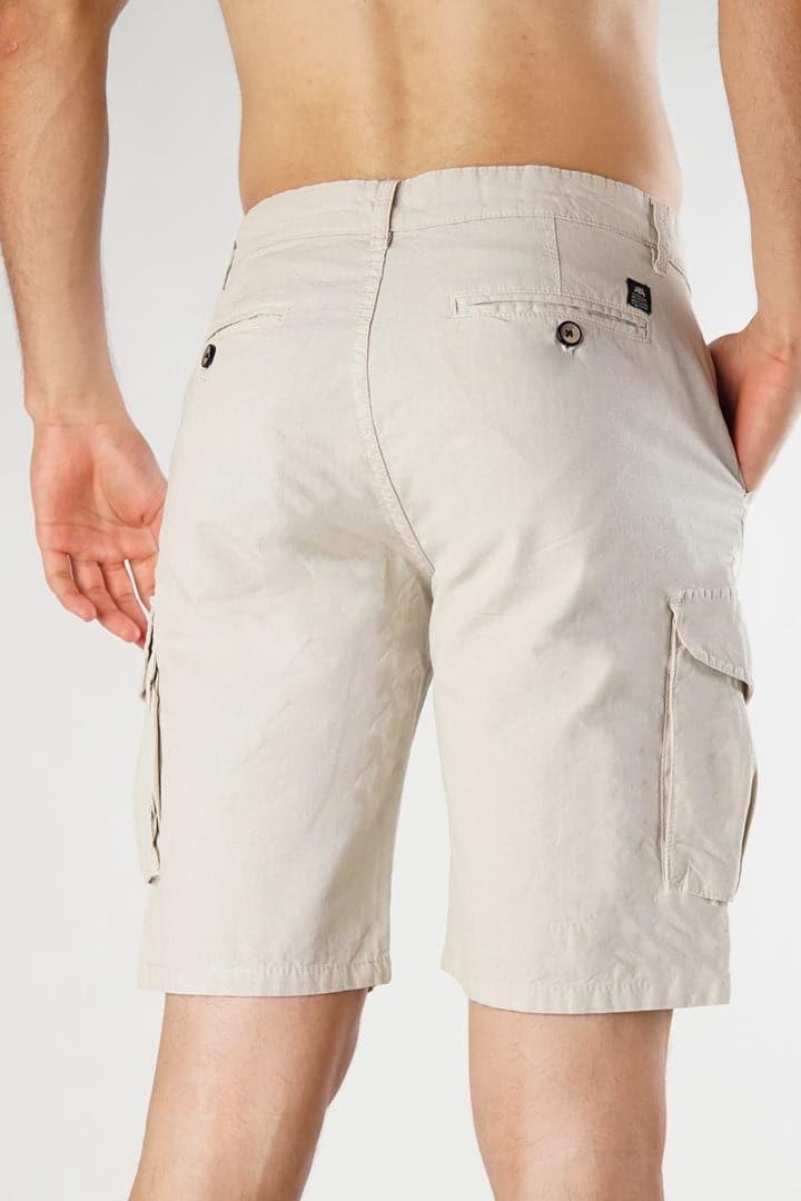 Beige Cargo Shorts - Mendeez PK 