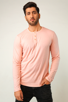 Pack of 3 - Full Sleeve Henley T-Shirt - Mendeez PK 