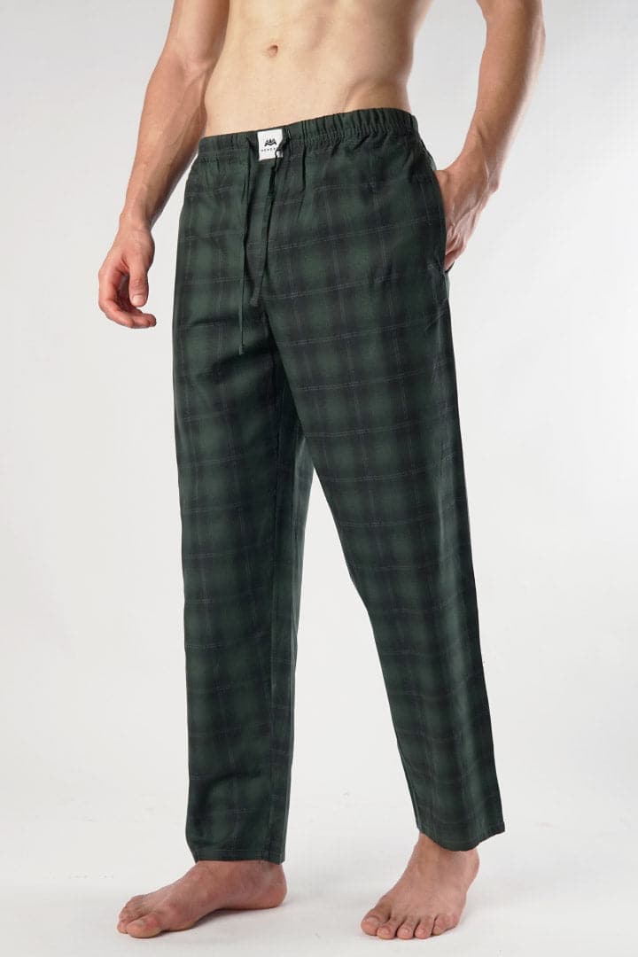 Green Poplin Woven Pajama - Mendeez PK 