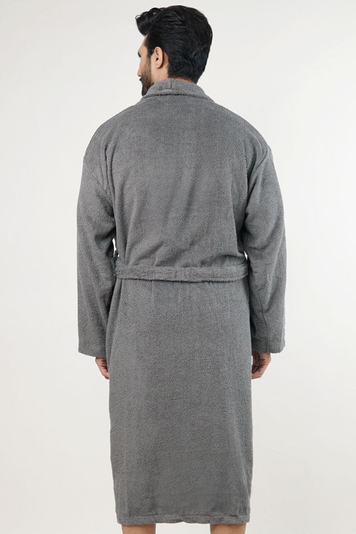 Budge Bathrobe - Dark Grey - Mendeez PK 