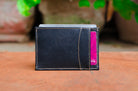 Black Leather card holder (1374305681517)