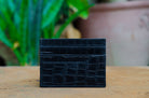 Black Leather Slim Card Holder (1374308008045)