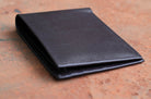 Brown Tri-Fold Leather Slim Wallet (1374308630637)