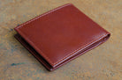 Tan Brown Tri-Fold Leather Wallet (1374313906285)