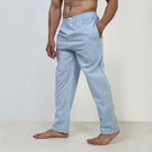 Cotton Pajama Pants - Light Blue (1631846760557)