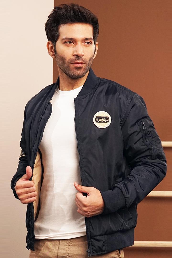 Deep Navy Maverick Jacket - Mendeez PK 