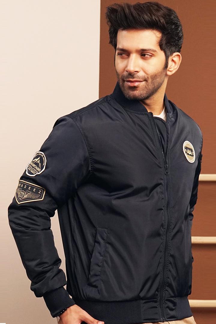 Deep Navy Maverick Jacket - Mendeez PK 